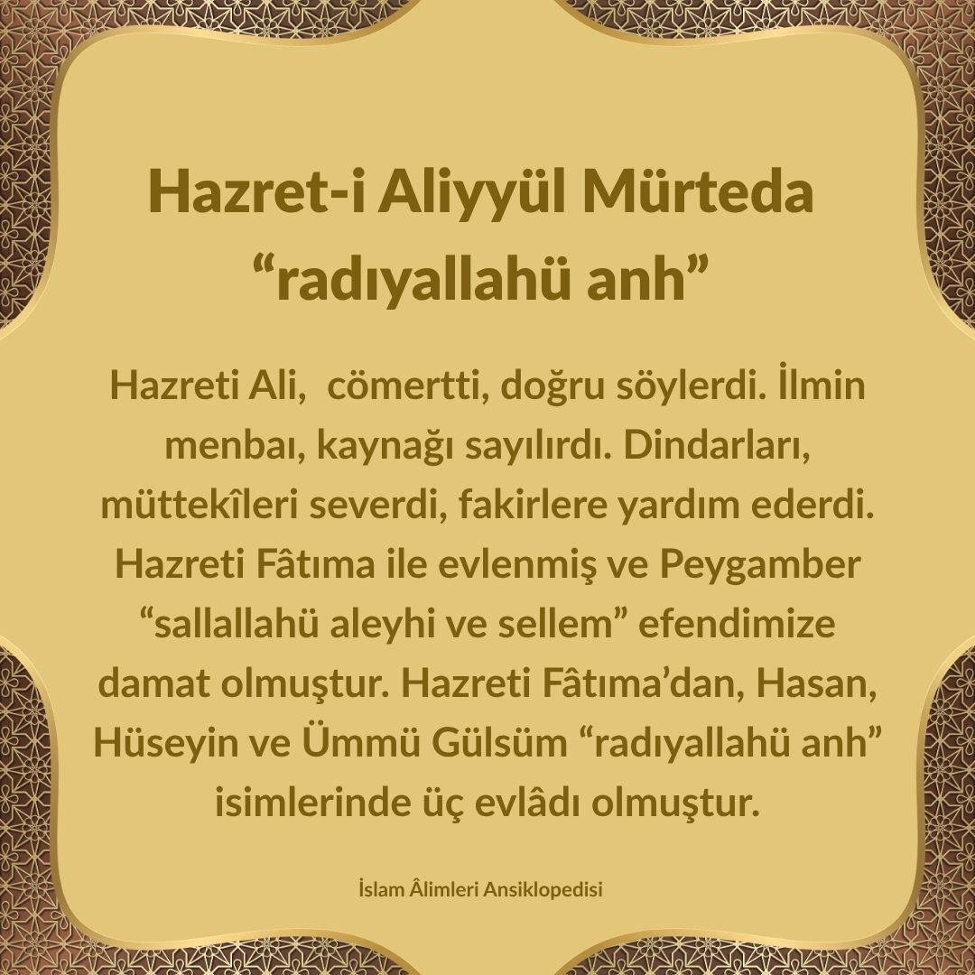 Aliyyül Mürteda (20)